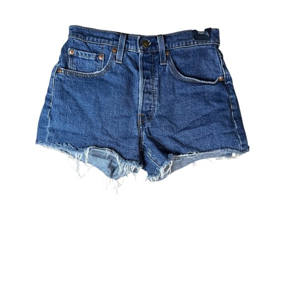 Levi’s Ribcage Shorts in Charleston Erosion 26 Womens Denim Jeans - Picture 5 of 14